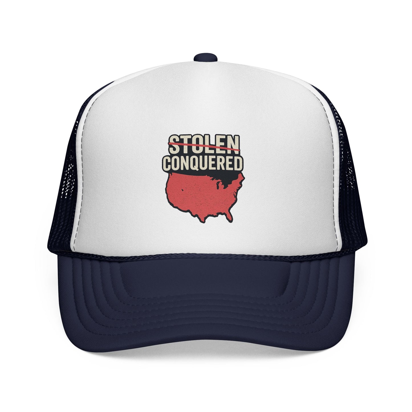 Stolen Conquered USA Trucker Cap