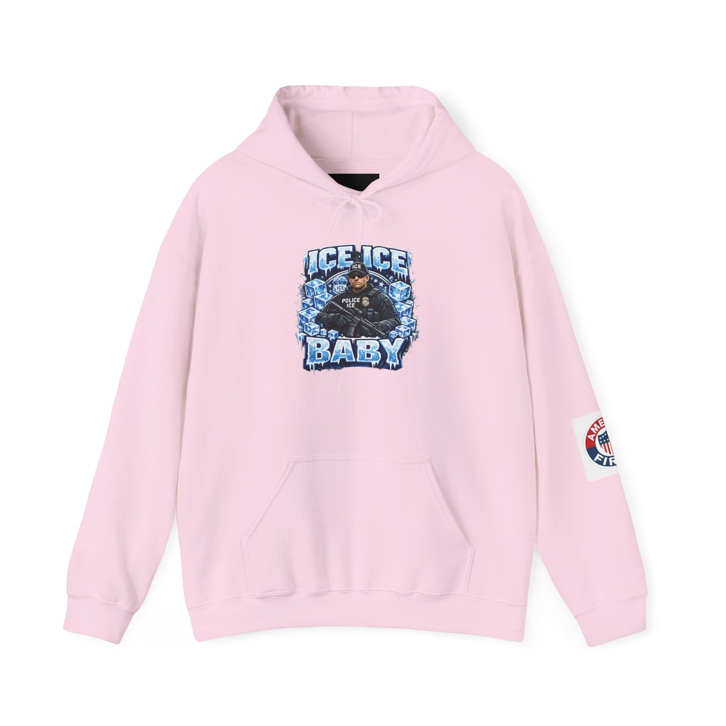Ice Ice Baby ICE Agent Gildan Brand Hoodie