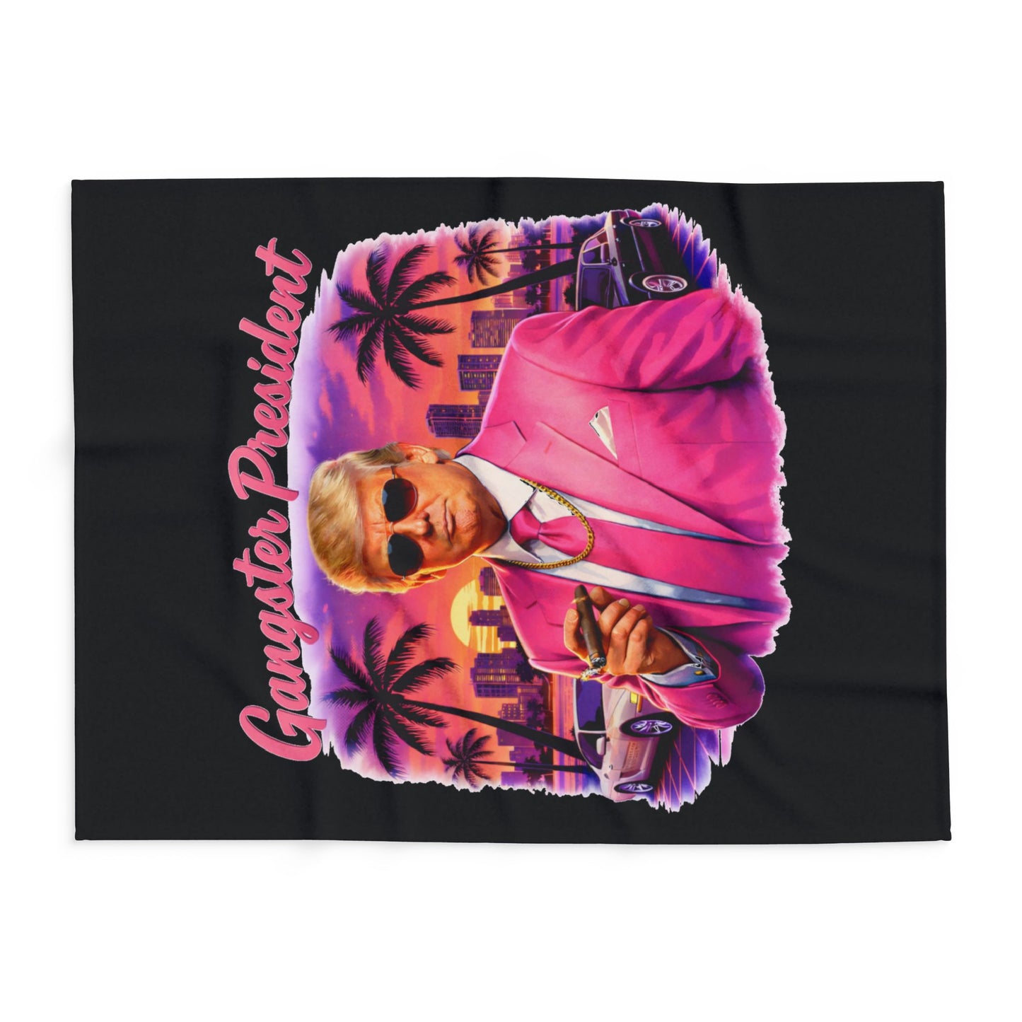 Gangster President Vice City Arctic  Fleece Blanket