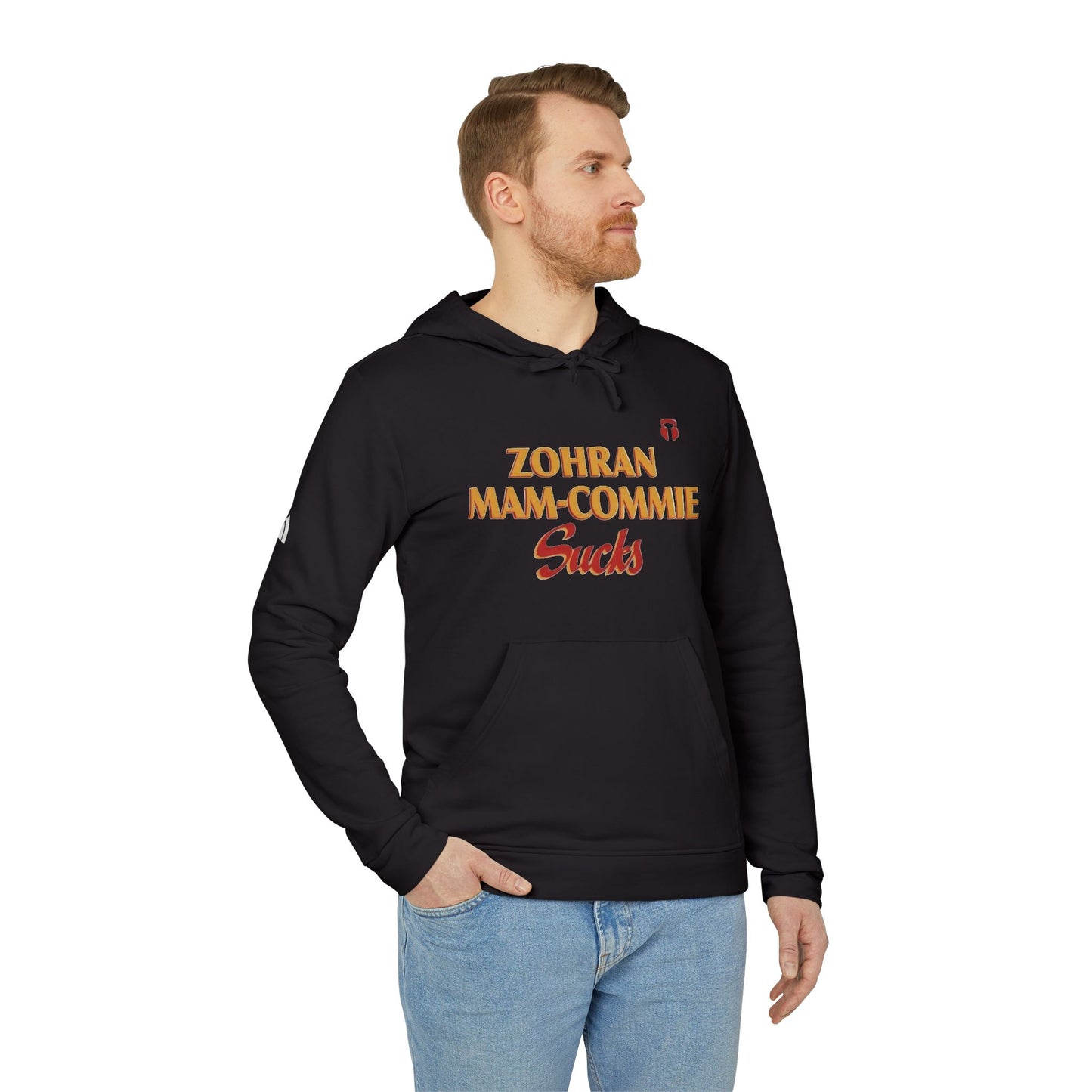 Zohran Mam-Commie Sucks Adidas Brand Hoodie
