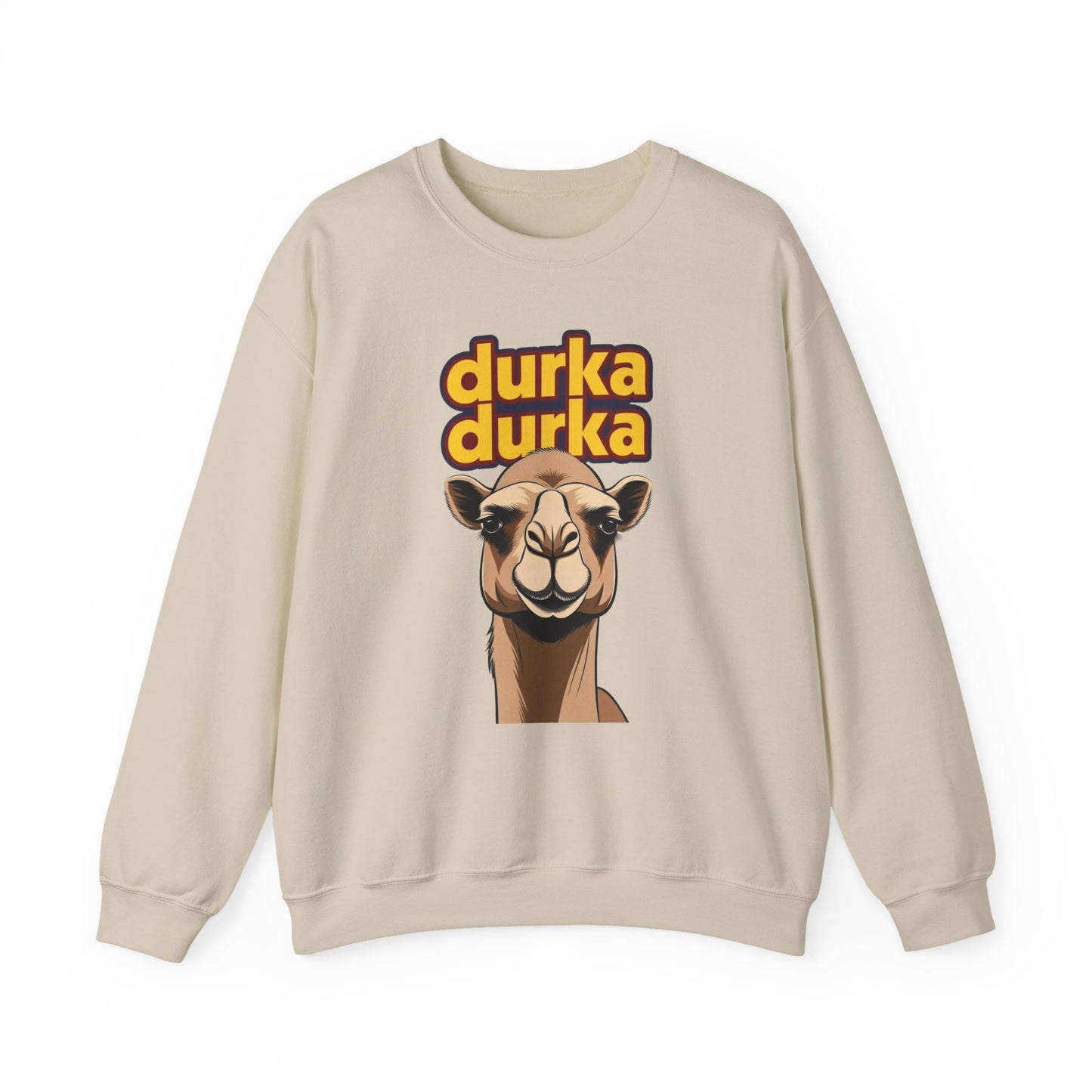 "Durka Durka" Camel Gildan Brand Crewneck Sweatshirt
