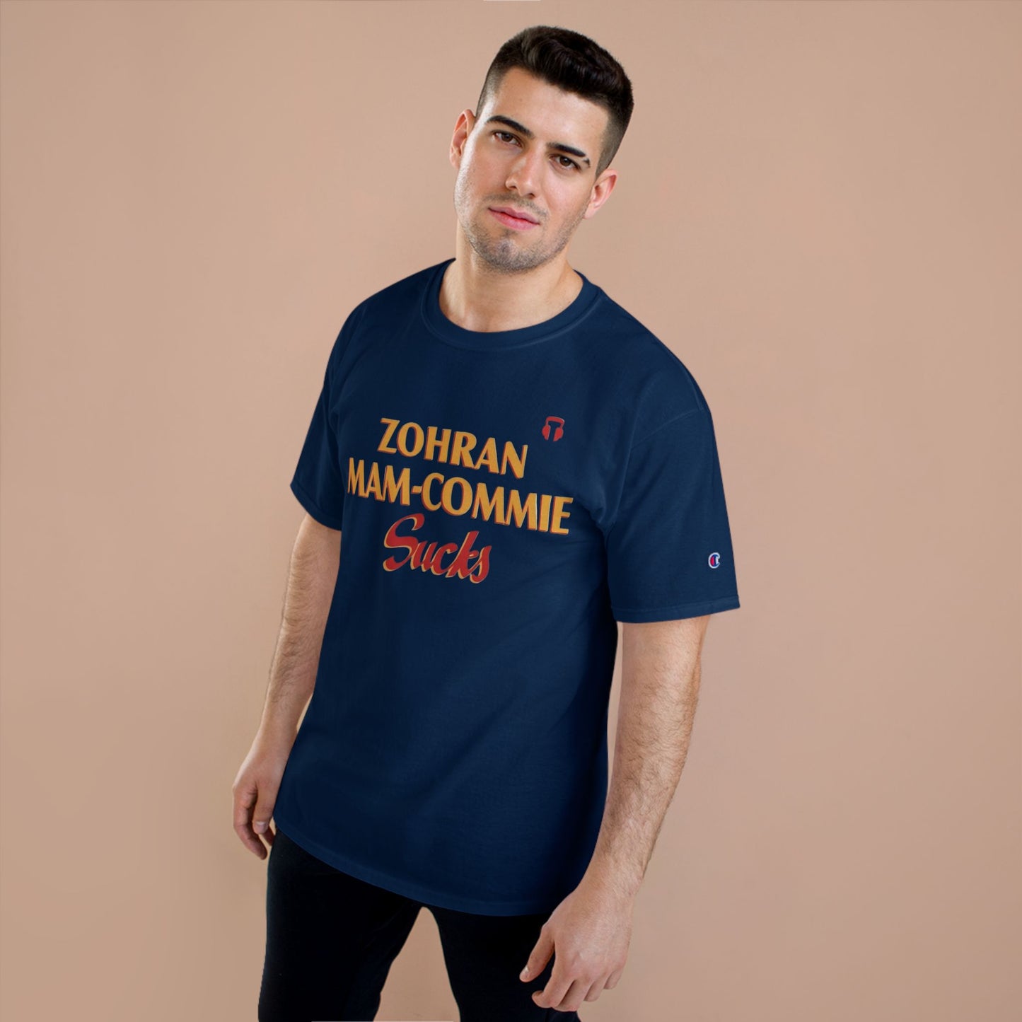 Zohran Mam-Commie Sucks Champion Brand T-Shirt