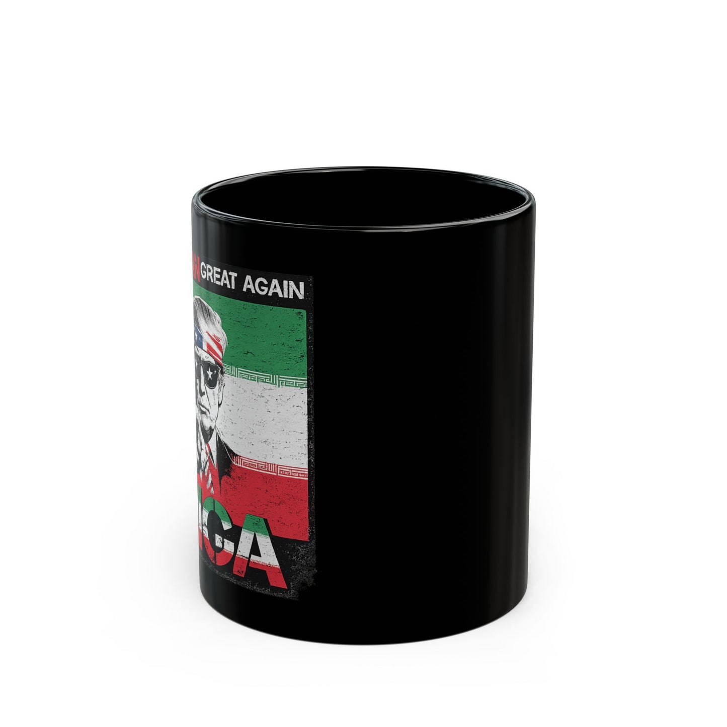 "Make Iran Great Again (MIGA)" Trump  11oz/15oz Coffee Mugs