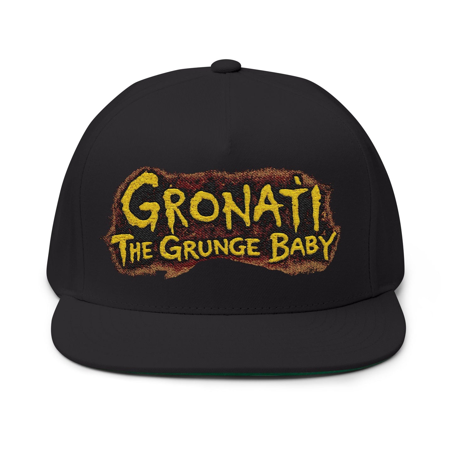 “Gronati The Grunge Baby” Embroidered Flat Bill Hat