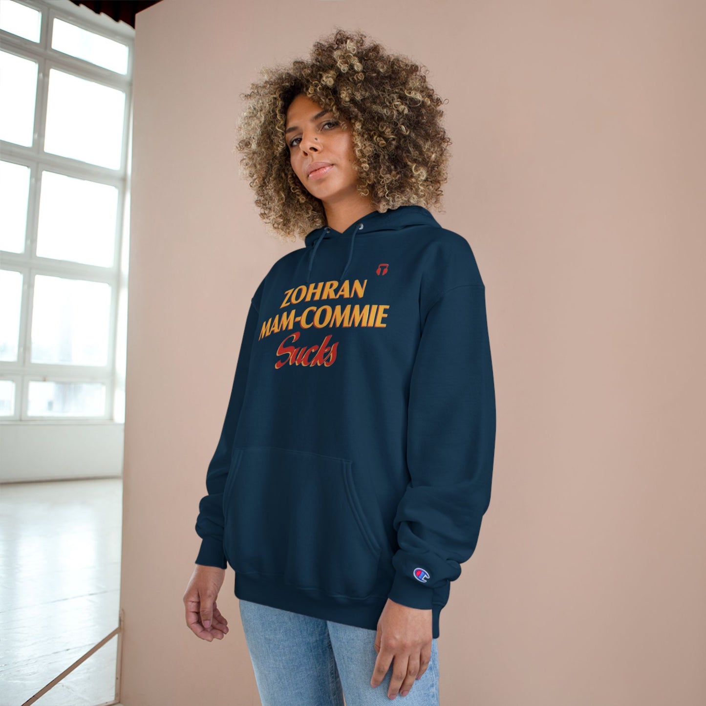 Zohran Mam-Commie Sucks Champion Brand T-Shirt
