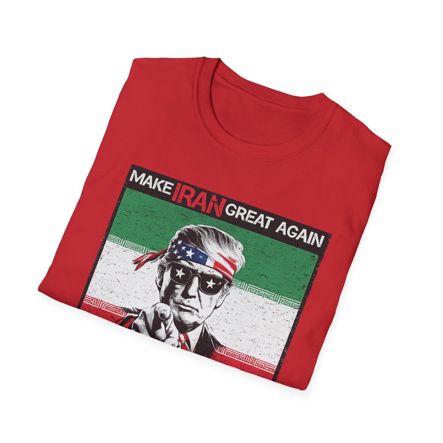 "Make Iran Great Again (MIGA)" Trump Gildan Brand T-Shirt