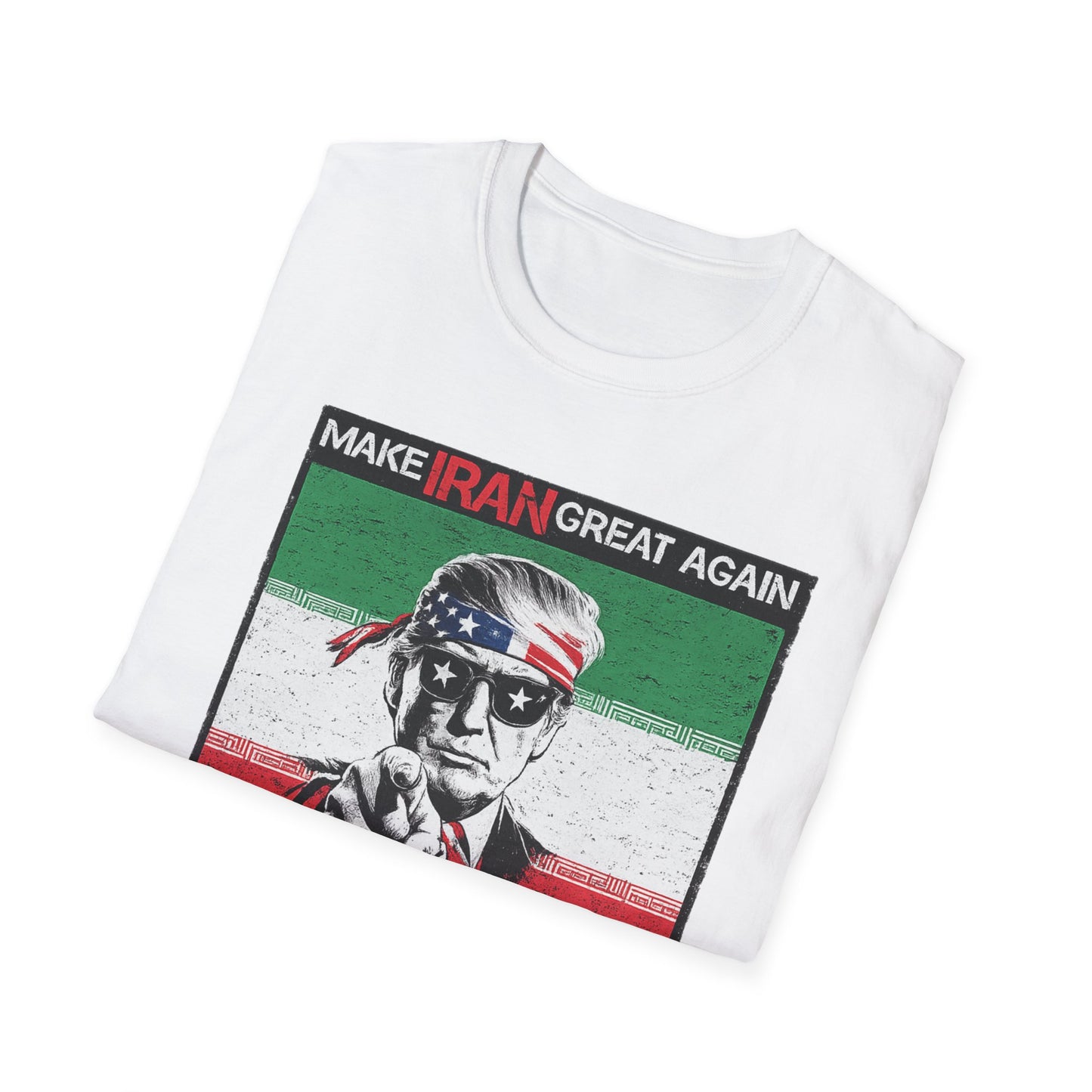 "Make Iran Great Again (MIGA)" Trump Gildan Brand T-Shirt