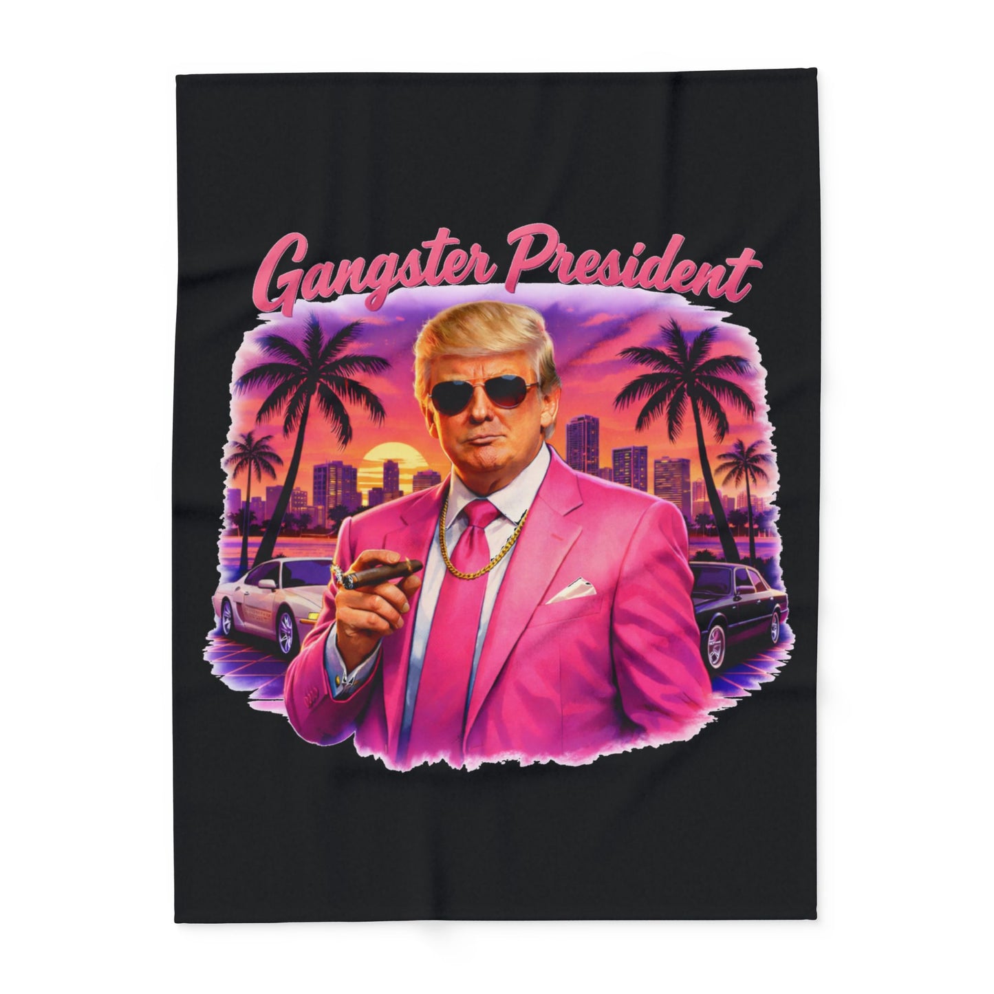 Gangster President Vice City Arctic  Fleece Blanket