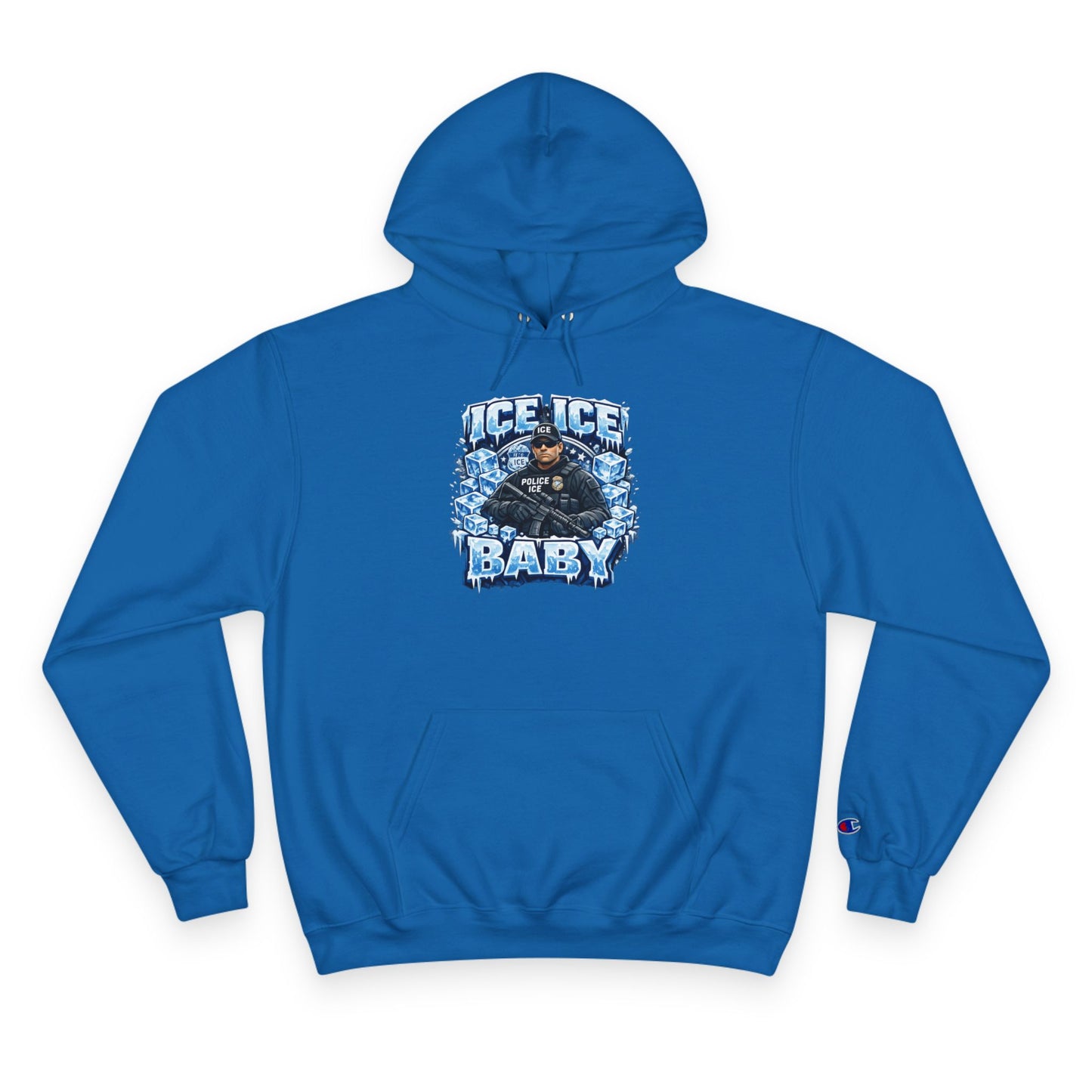 Ice Ice Baby ICE Agent Champion Brand Hoodie