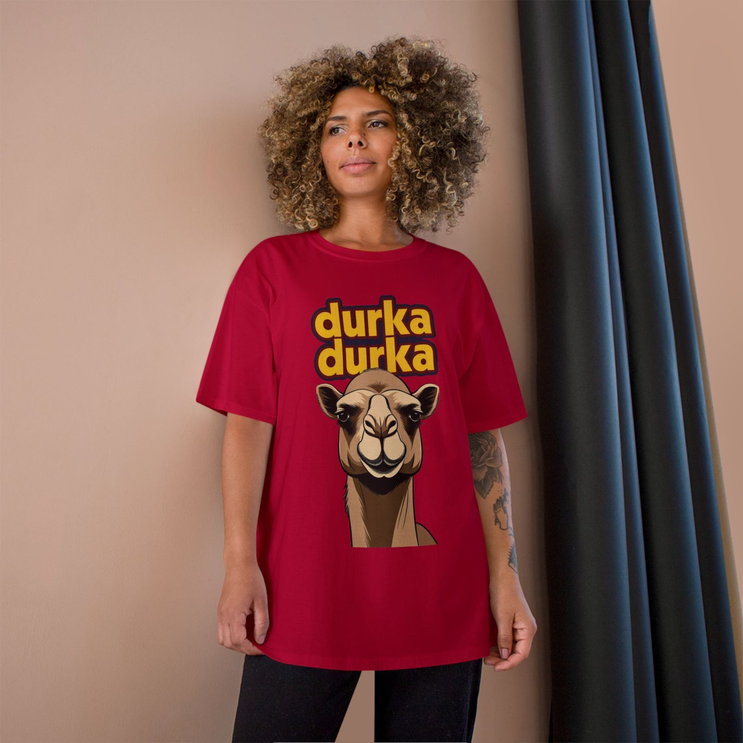 Durka Durka Camel Champion Brand T-Shirt