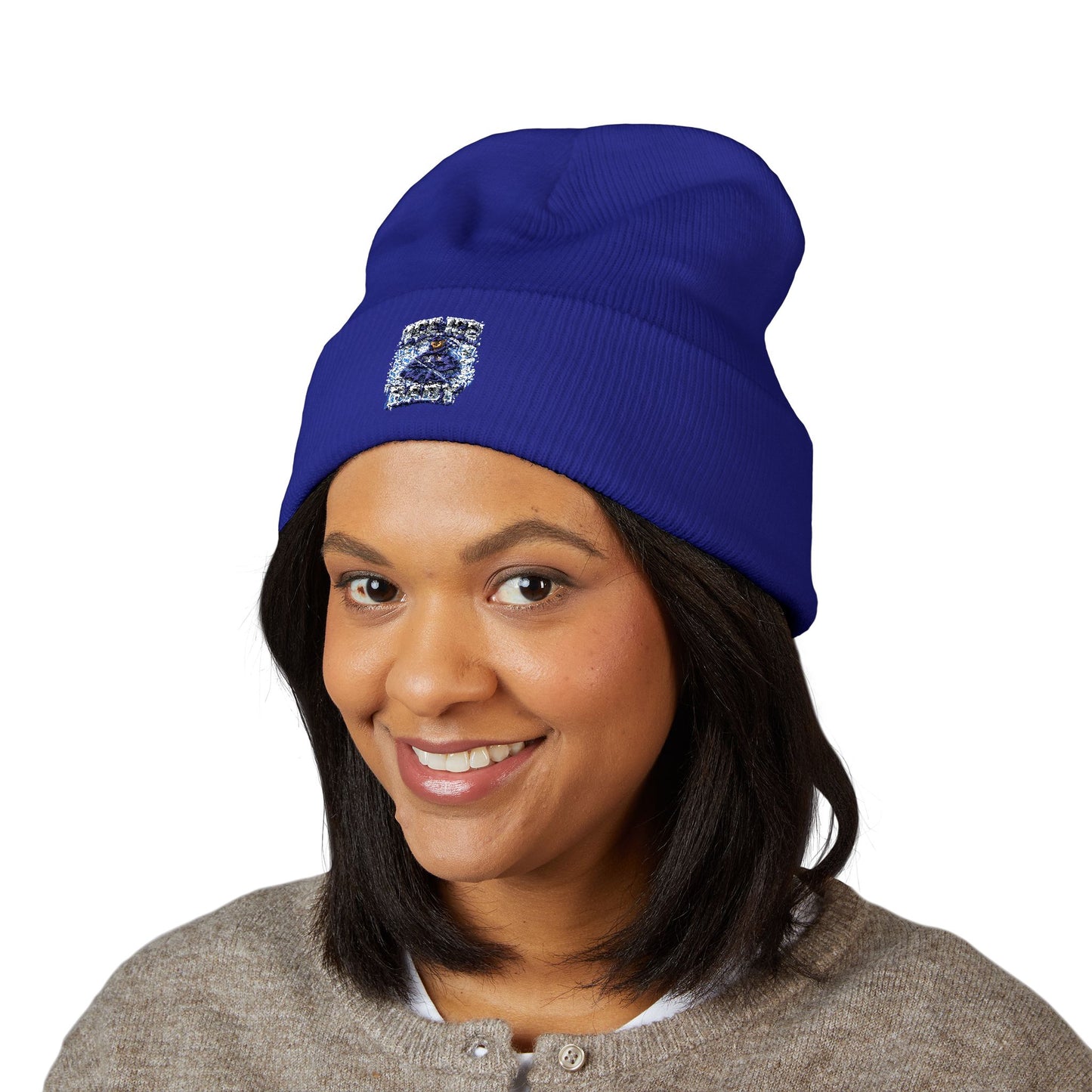 Ice Ice Baby ICE Agent Embroidered Classic Cuffed Beanie