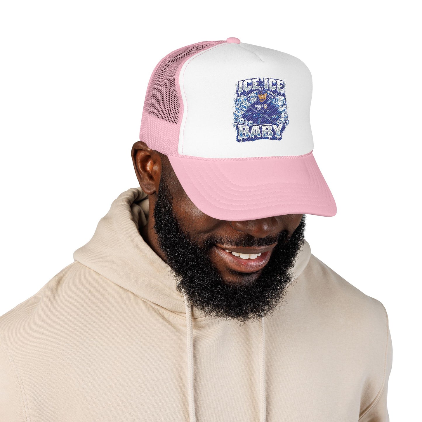 Ice Ice Baby ICE Agent Trucker Hat