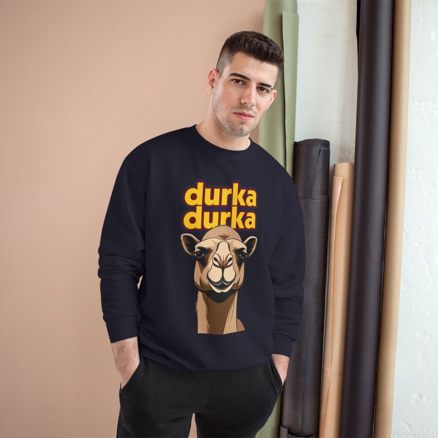"Durka Durka Camel Champion Crewneck Sweatshirt