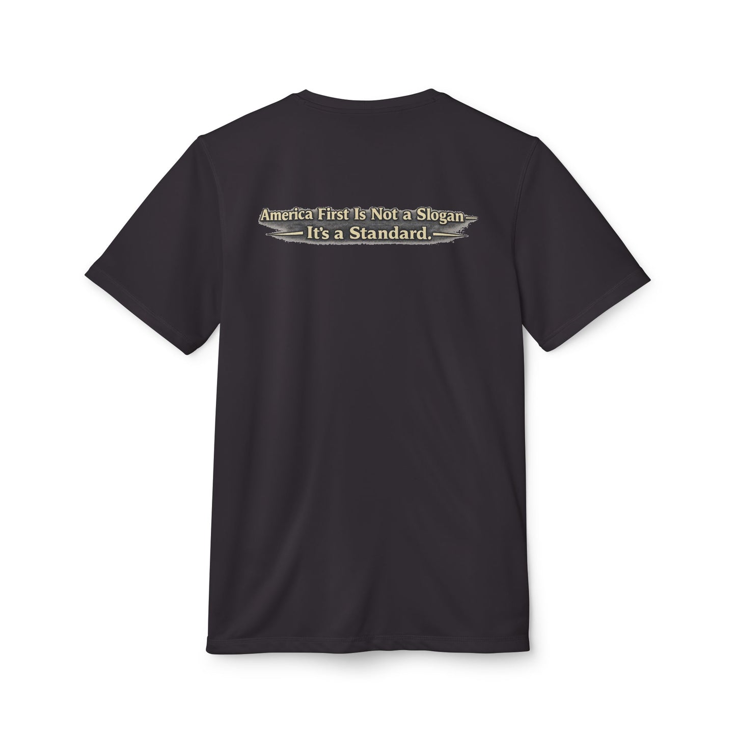 "Make America First Again" Book Merch Adidas Brand T-Shirt