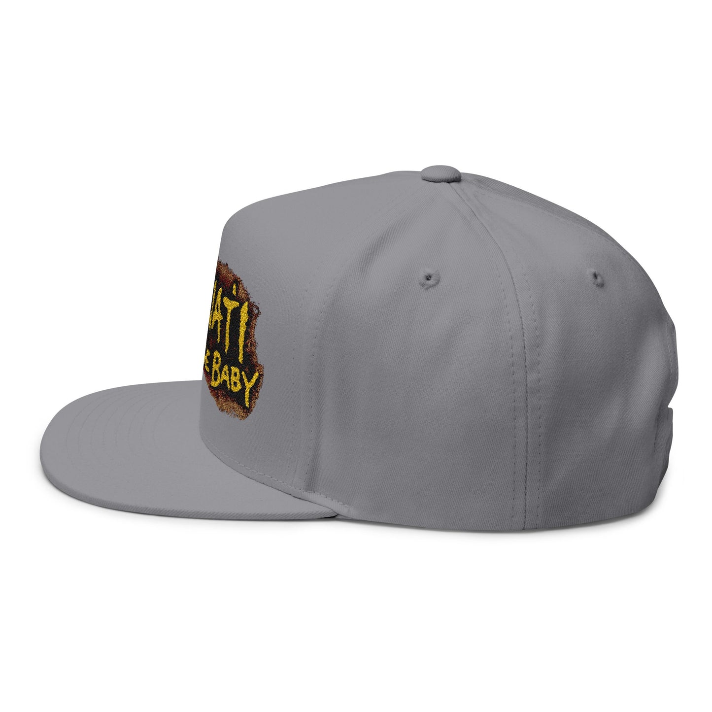 “Gronati The Grunge Baby” Embroidered Flat Bill Hat