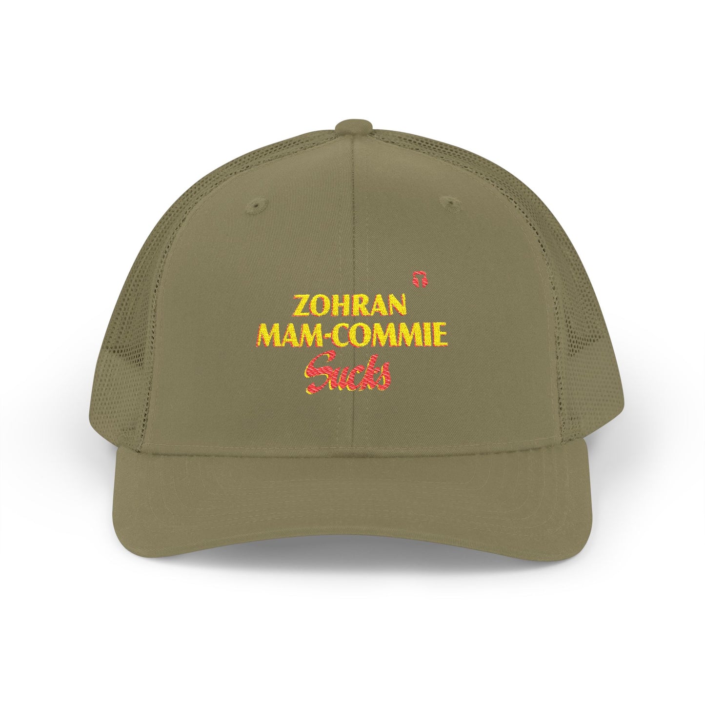 Zohran Mam-Commie Sucks Embroidered Trucker Hat