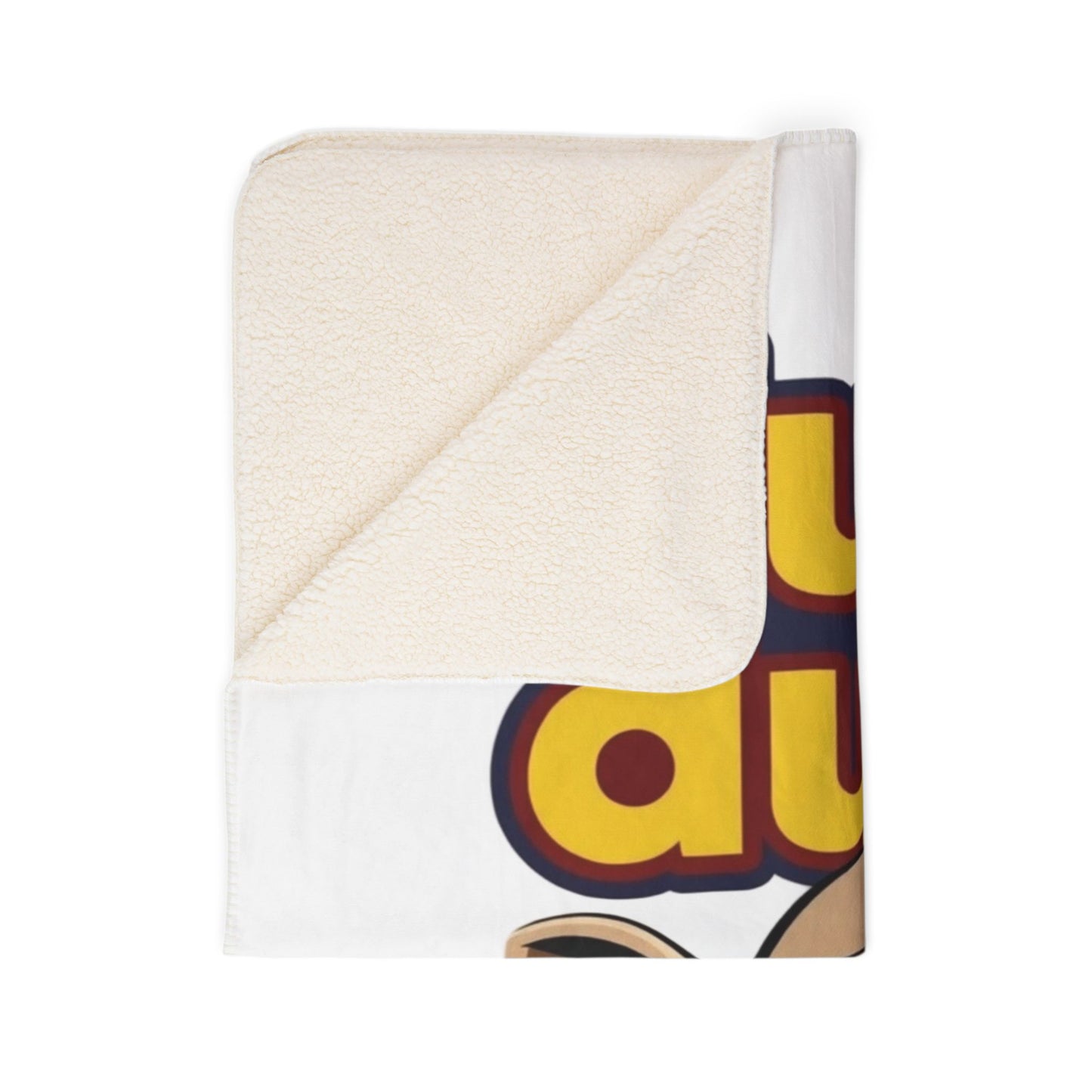 "Durka Durka" Camel Fleece Sherpa Blanket