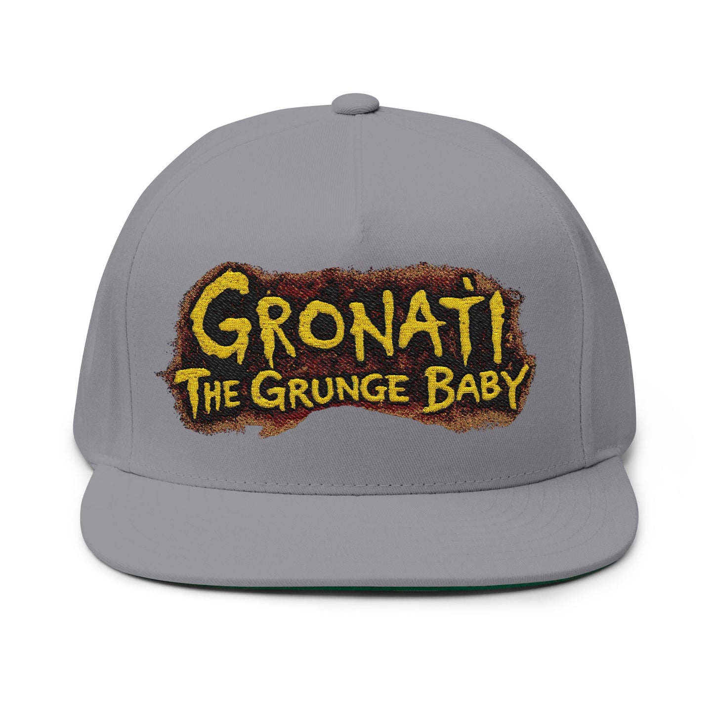 “Gronati The Grunge Baby” Embroidered Flat Bill Hat