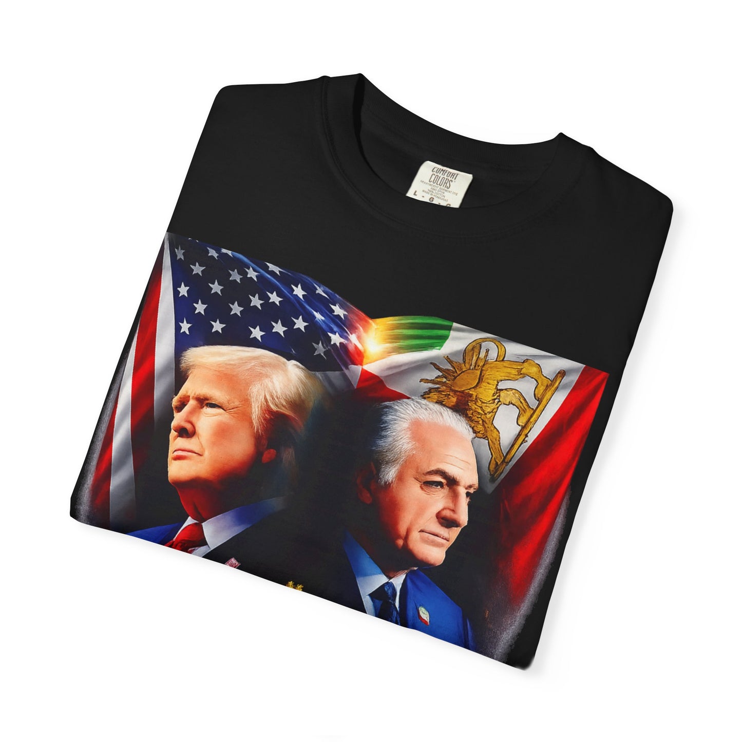 Back To Back United Unstoppable We Are "M.I.G.A" President Trump & Reza Pahlavi Comfort Colors Brand T-Shirt
