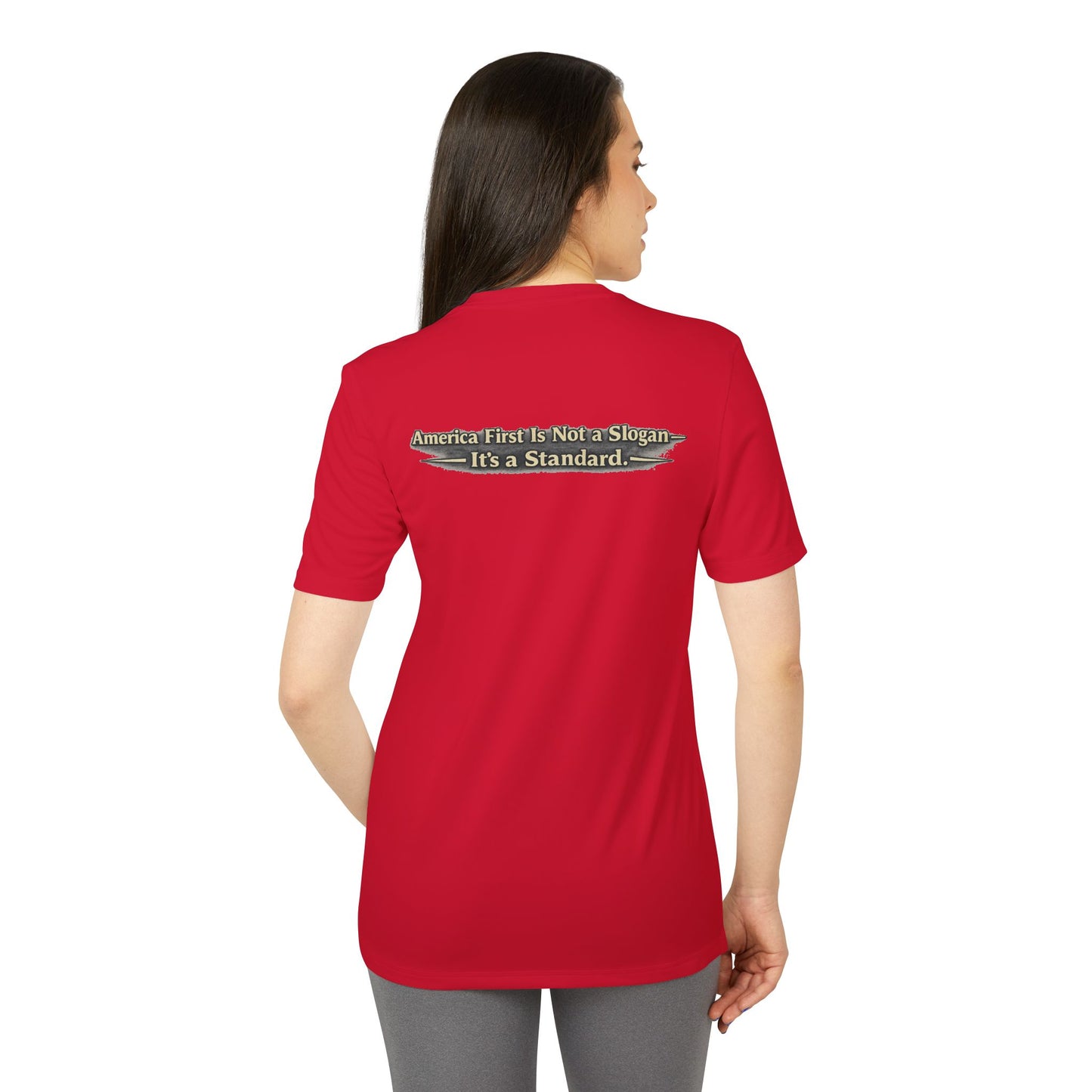 "Make America First Again" Book Merch Adidas Brand T-Shirt