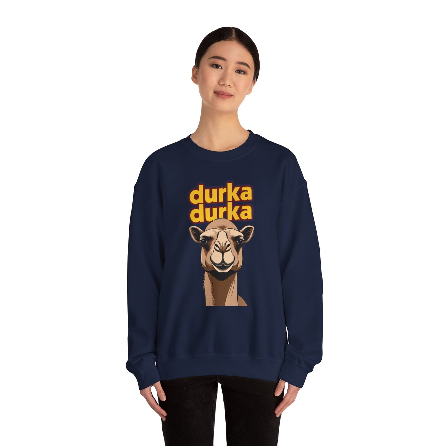 "Durka Durka" Camel Gildan Brand Crewneck Sweatshirt
