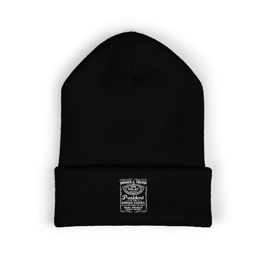 Trump "Old No. 47" President Embroidered Classic Cuffed Beanie