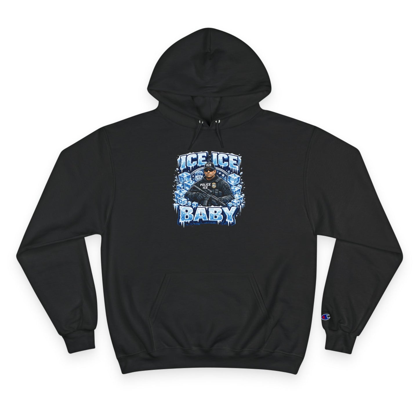 Ice Ice Baby ICE Agent Champion Brand Hoodie