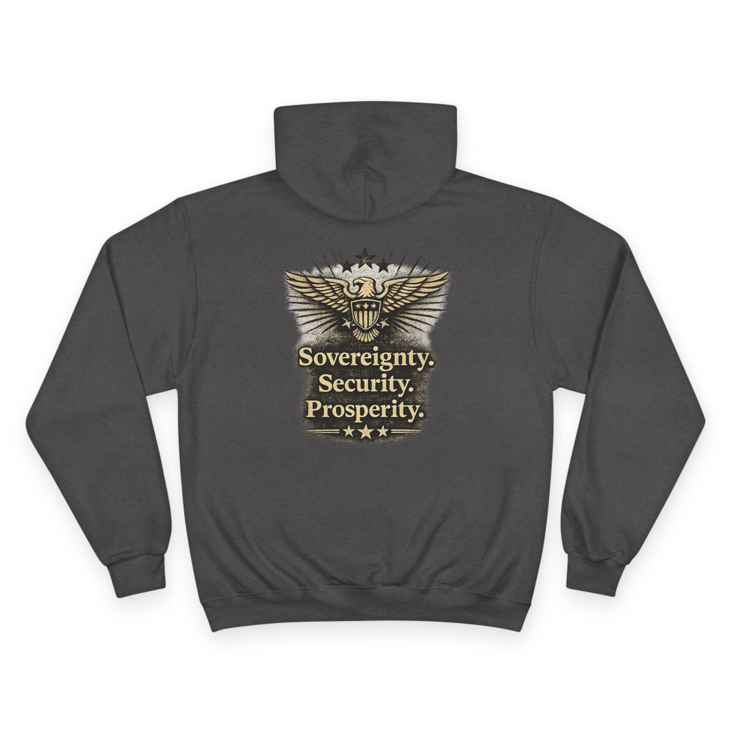 M.A.F.A. "Statue Of Liberty" "Sovereignty Security Prosperity " Champion Brand Hoodie