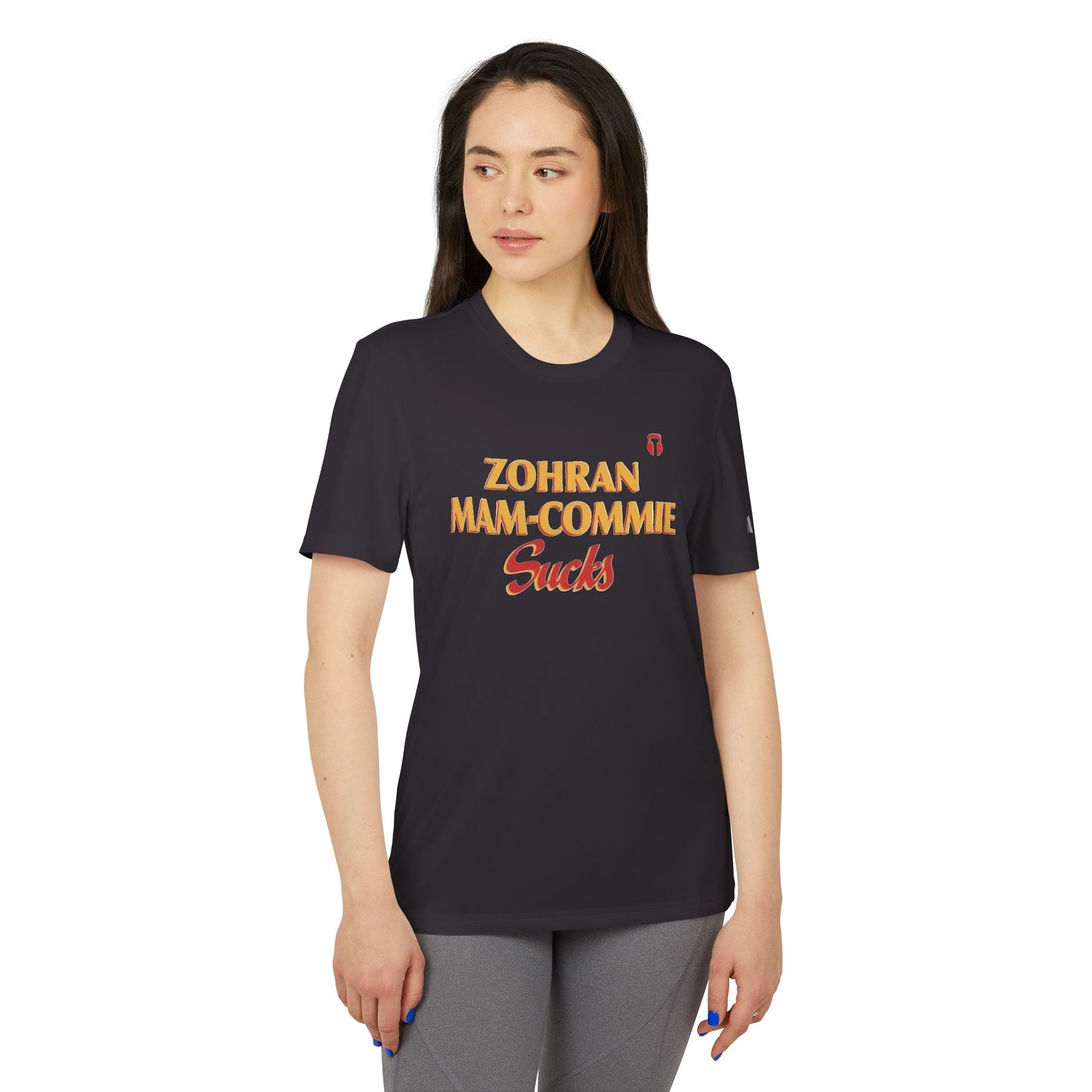 Zohran Mam-Commie Sucks Adidas Brand T-Shirt