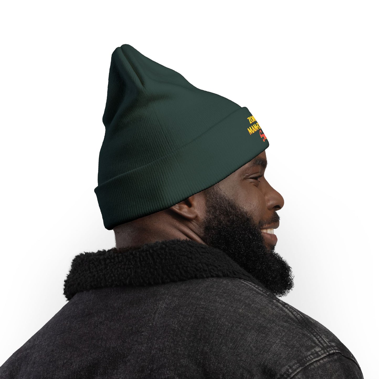 Zohran Mam-Commie Sucks Embroidered Knit Beanie
