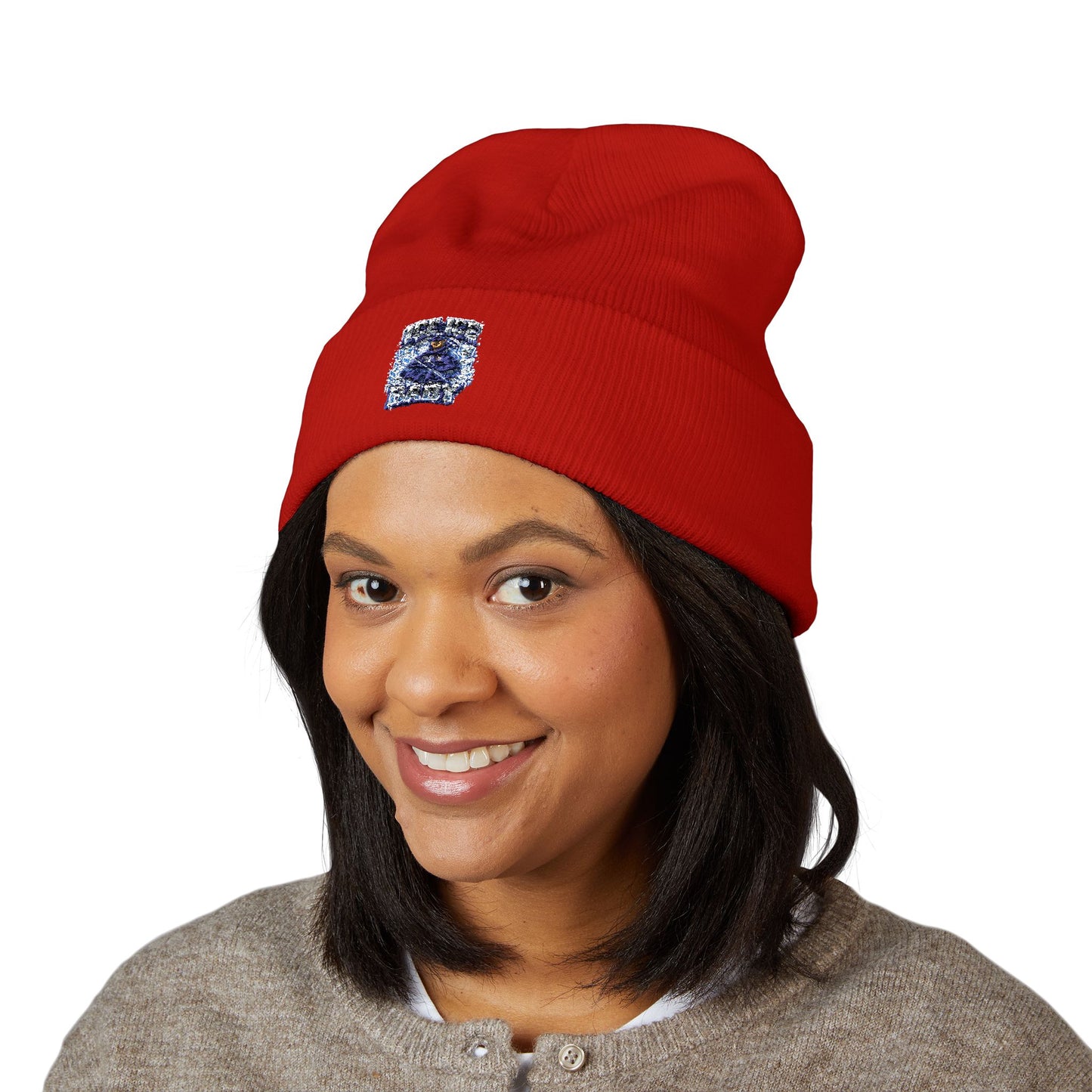 Ice Ice Baby ICE Agent Embroidered Classic Cuffed Beanie