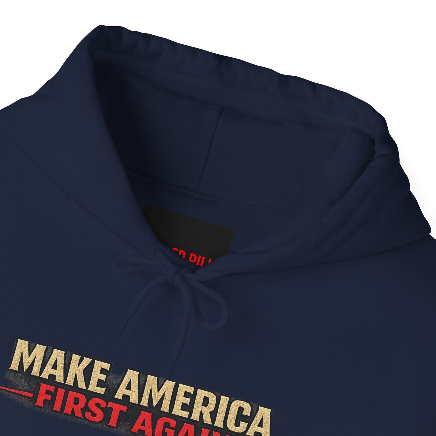 "Make America First Again" America First Is Not A Slogan - It's A Standard Comfort Color Brand Hoodie