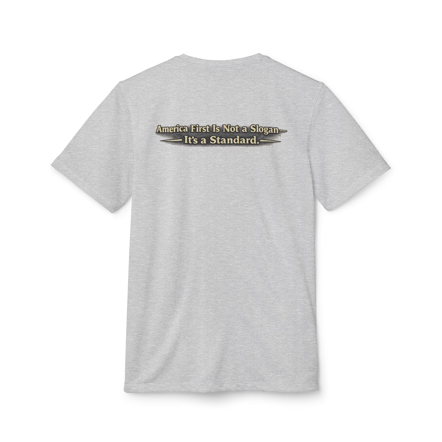 "Make America First Again" Book Merch Adidas Brand T-Shirt