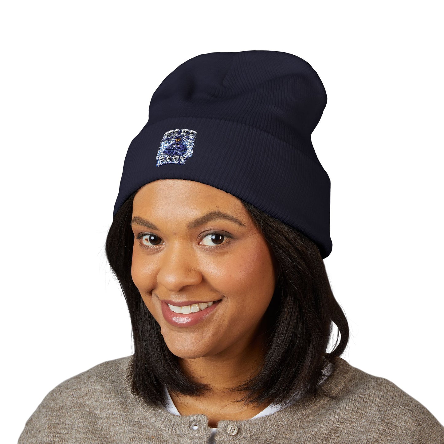 Ice Ice Baby ICE Agent Embroidered Classic Cuffed Beanie