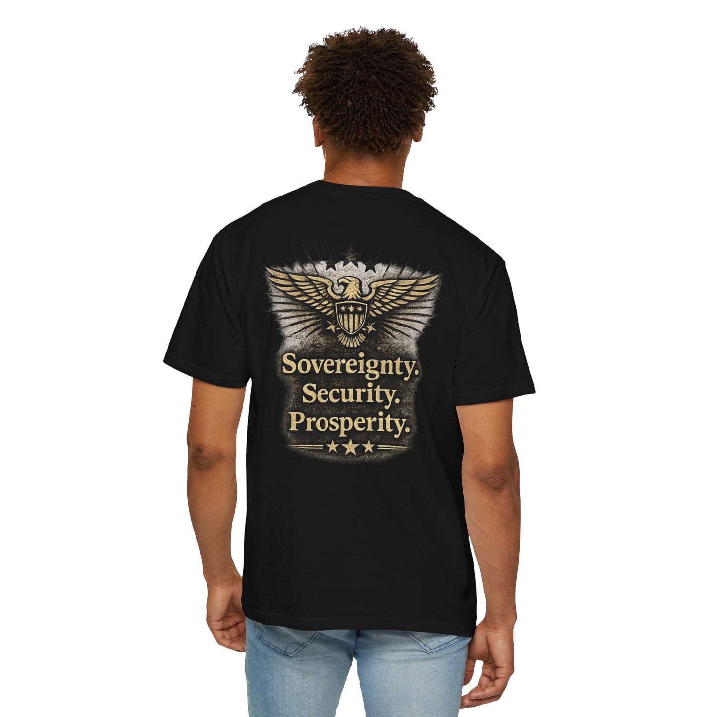 M.A.F.A. Statue Of Liberty  "Sovereignty Security Prosperity " Comfort Color Brand T-Shirt