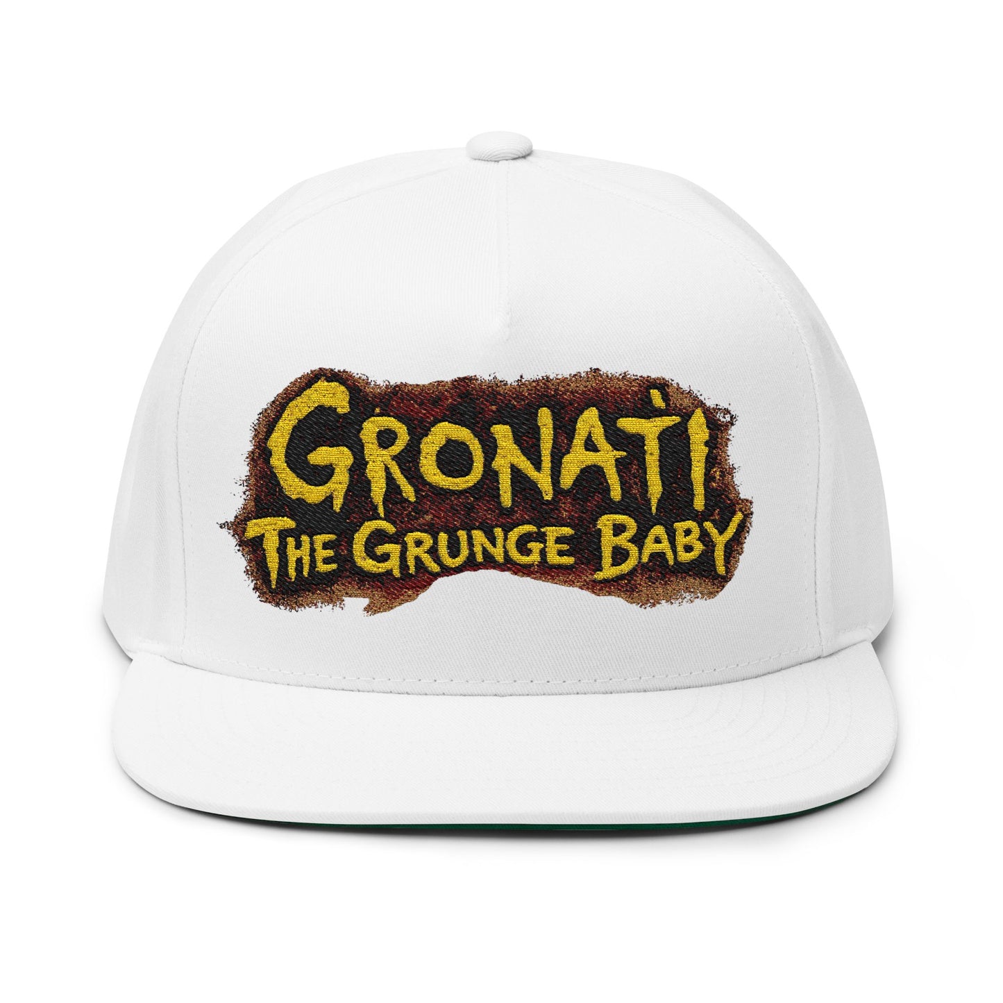 “Gronati The Grunge Baby” Embroidered Flat Bill Hat