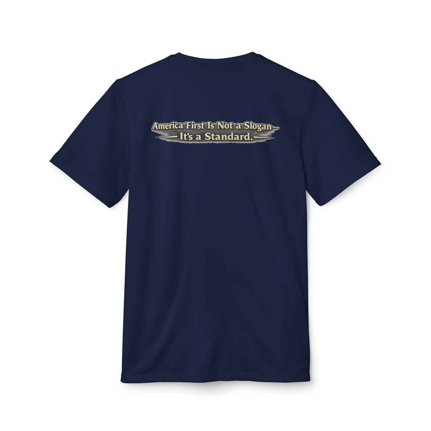 "Make America First Again" Book Merch Adidas Brand T-Shirt