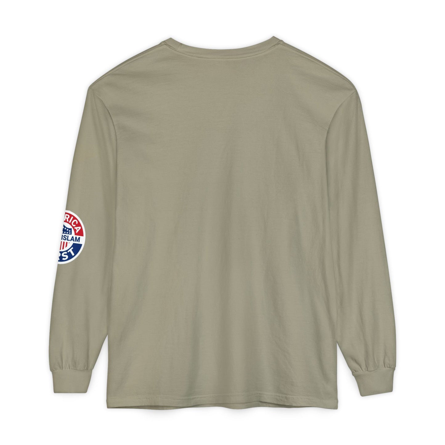 Zohran Mam-Commie Sucks/America First F*CK ISLAM Comfort Color Brand Long Sleeve T-Shirt