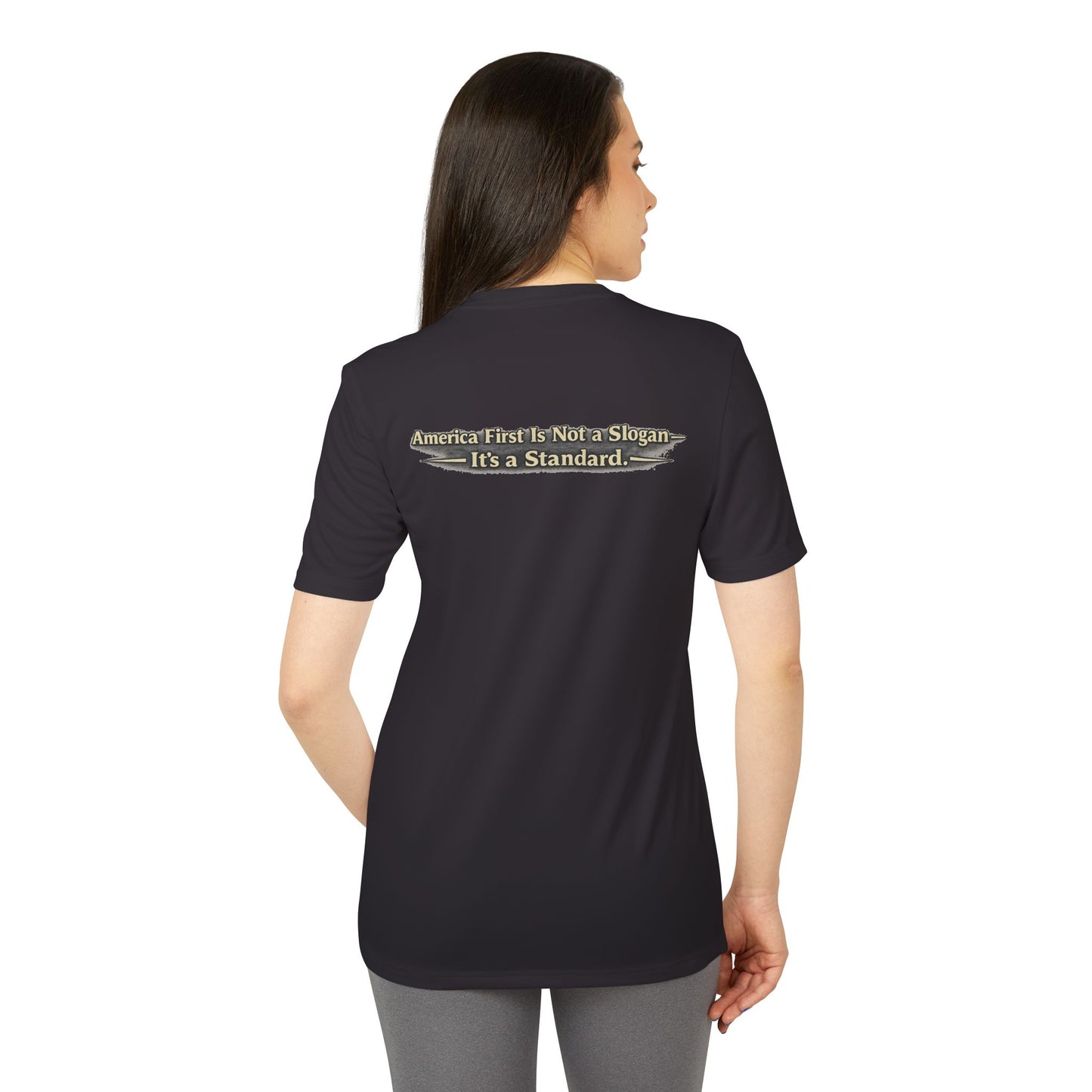 "Make America First Again" Book Merch Adidas Brand T-Shirt