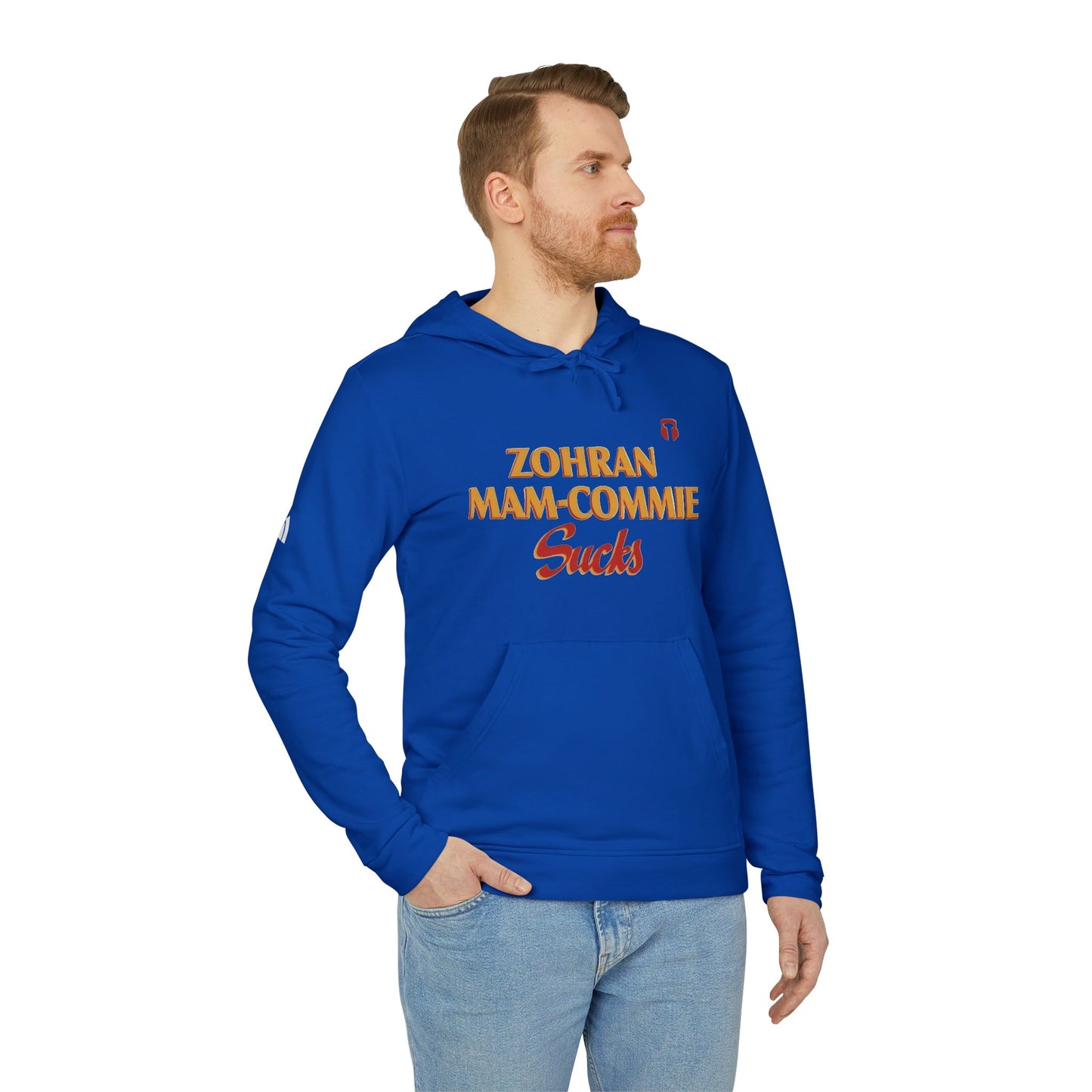 Zohran Mam-Commie Sucks Adidas Brand Hoodie