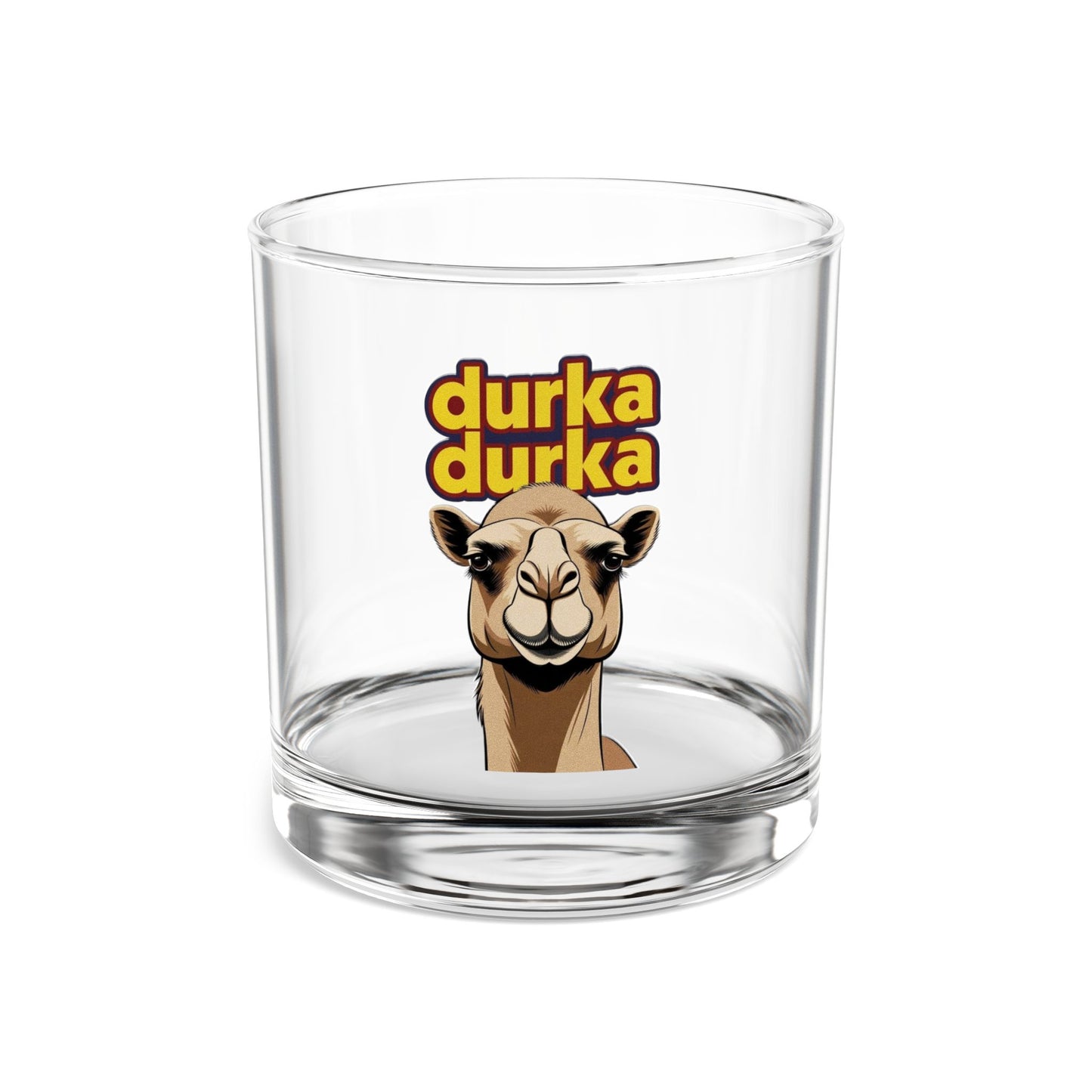 "Durka Durka" Camel 10oz Whisky Glass