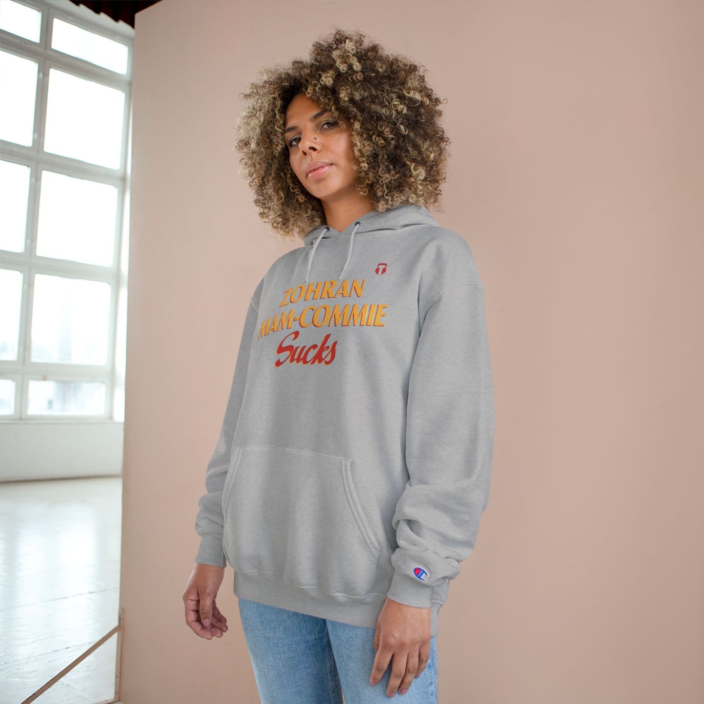 Zohran Mam-Commie Sucks Champion Brand T-Shirt