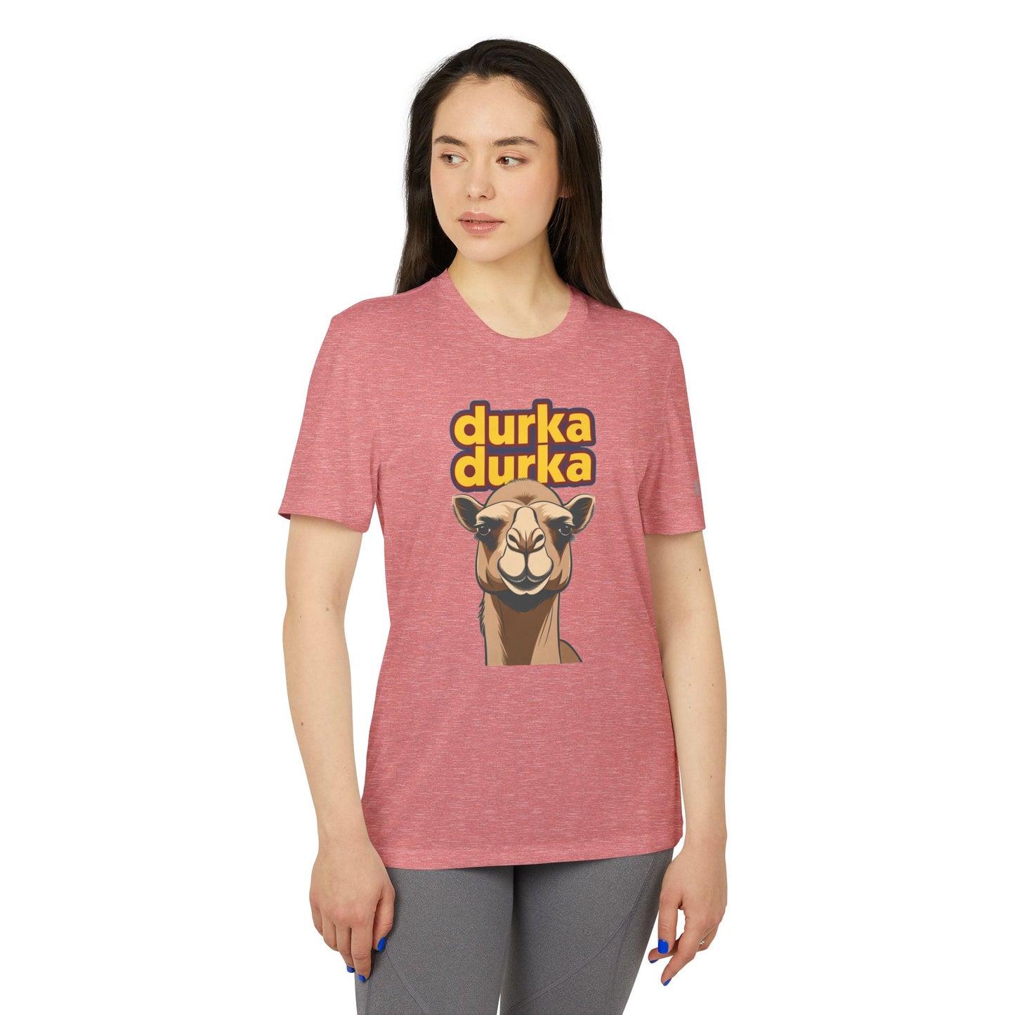 "Durka Durka" Camel Adidas Brand T-Shirt