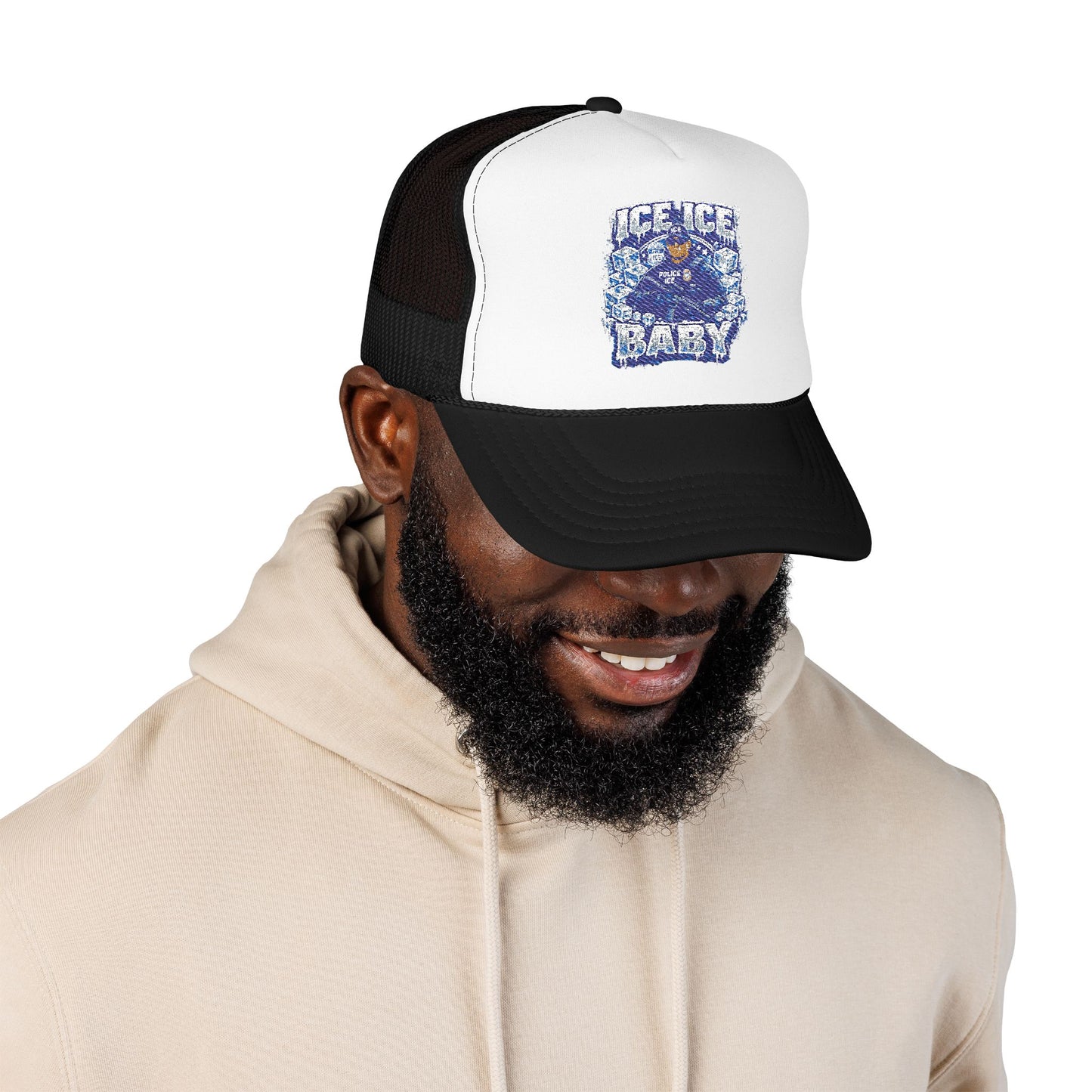 Ice Ice Baby ICE Agent Trucker Hat
