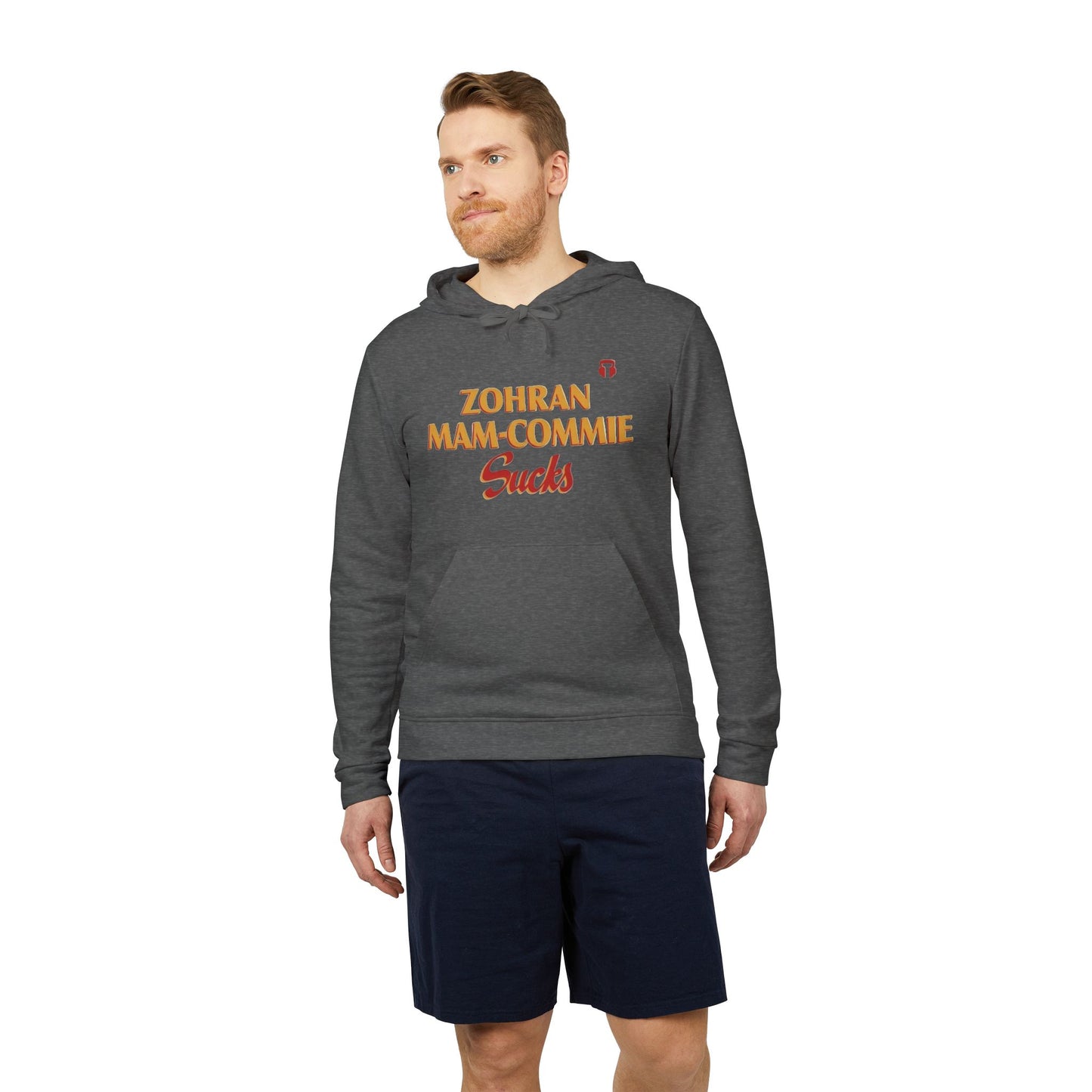 Zohran Mam-Commie Sucks Adidas Brand Hoodie