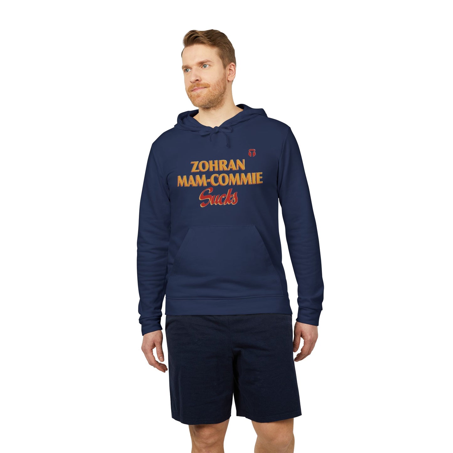 Zohran Mam-Commie Sucks Adidas Brand Hoodie