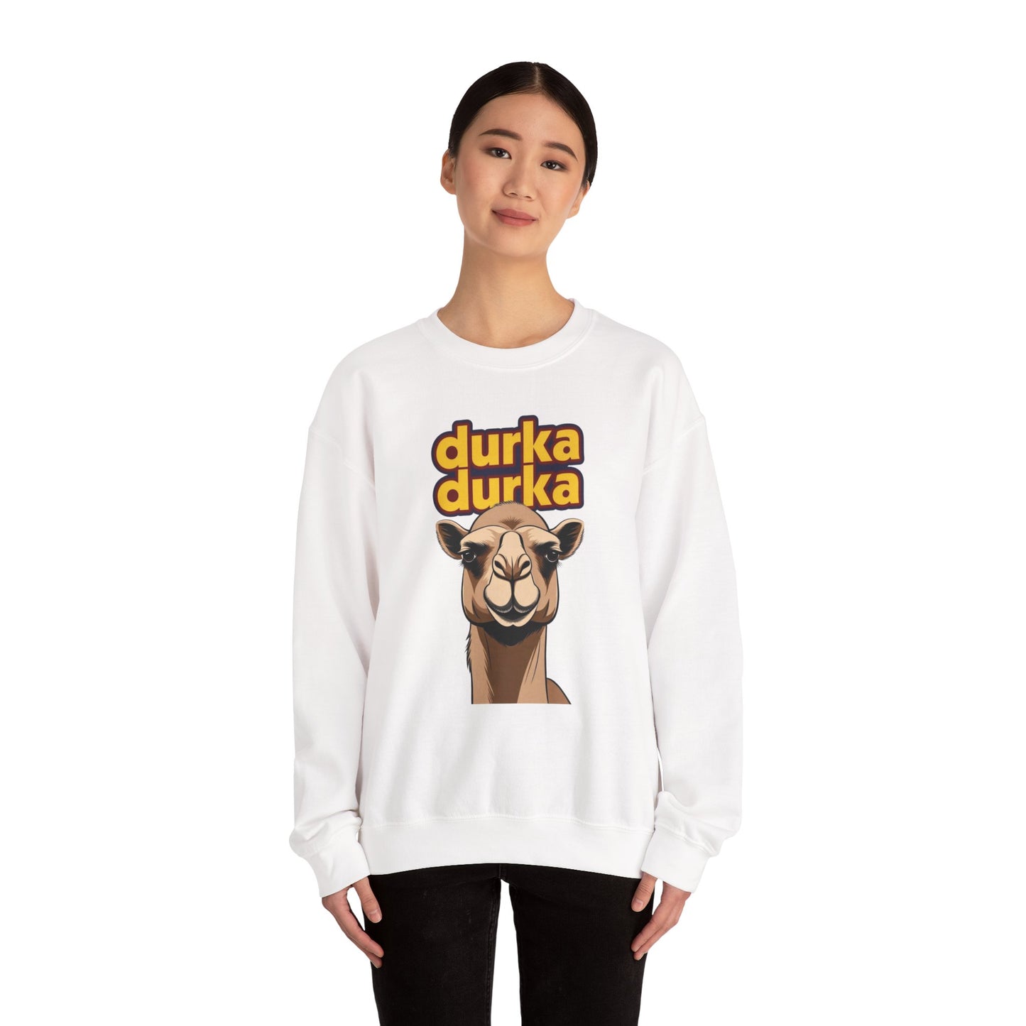 "Durka Durka" Camel Gildan Brand Crewneck Sweatshirt