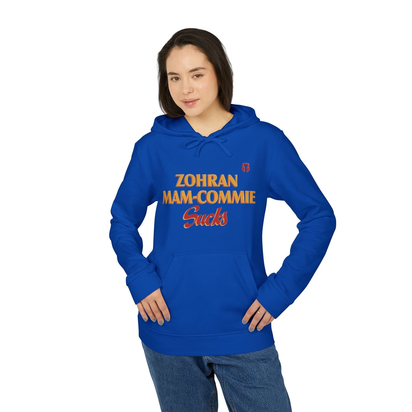 Zohran Mam-Commie Sucks Adidas Brand Hoodie