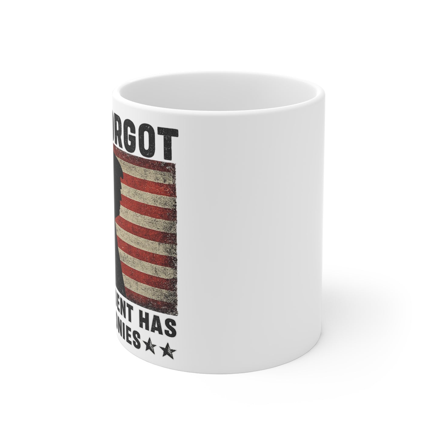 "Iran Forgot, Our President Has 34 Felonies" President Trump 11oz Coffee Mug