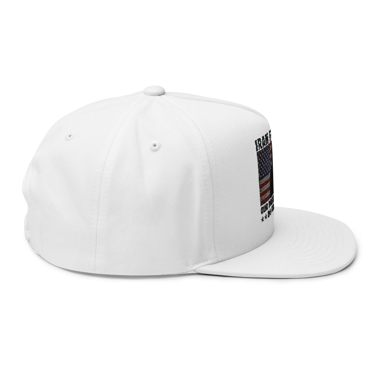 "Iran Forgot, Our President Has 34 Felonies" President Trump Flat Bill Hat